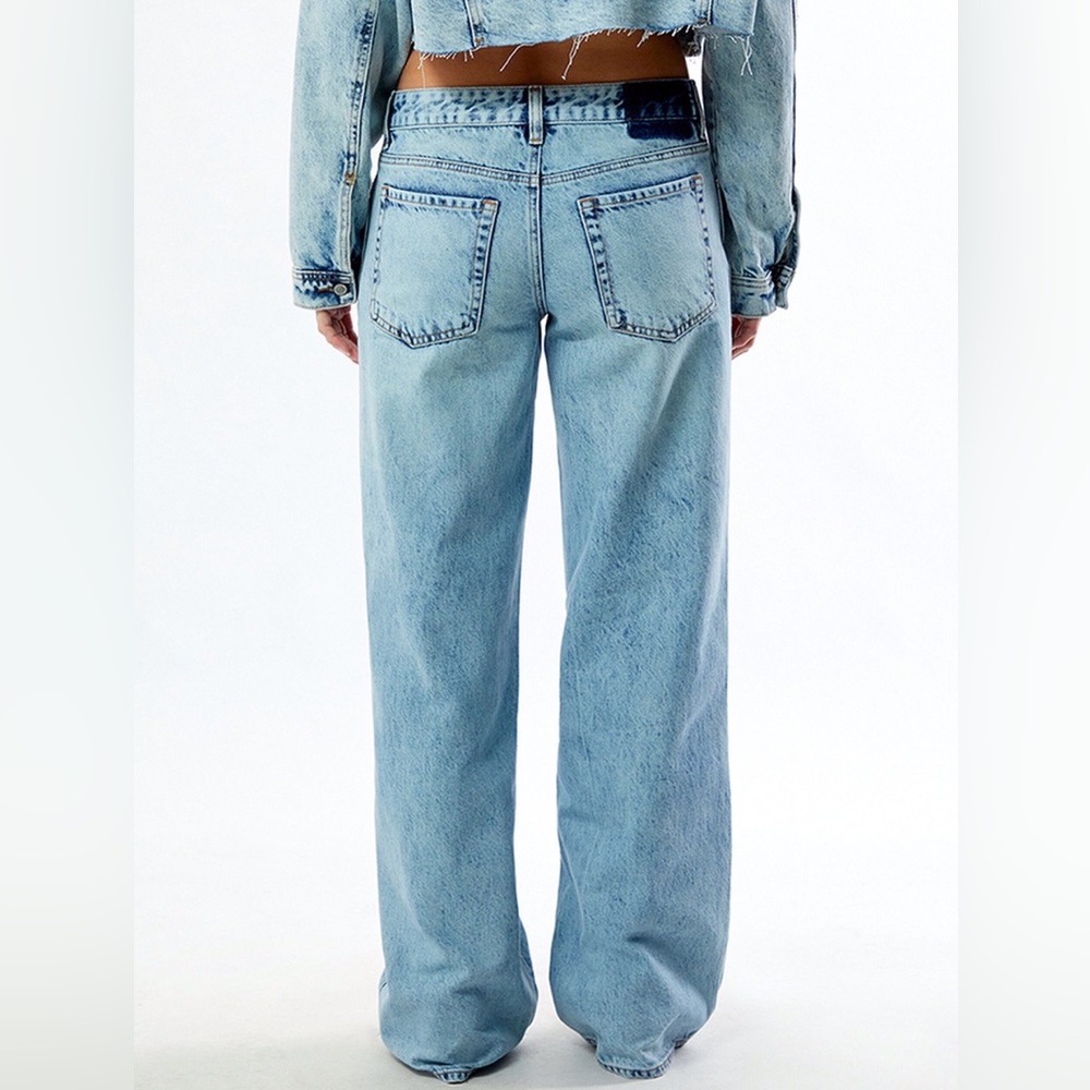 Pacsun Outer Banks Baggy Jeans Low Rise Blue Size 26 - Picture 2 of 16